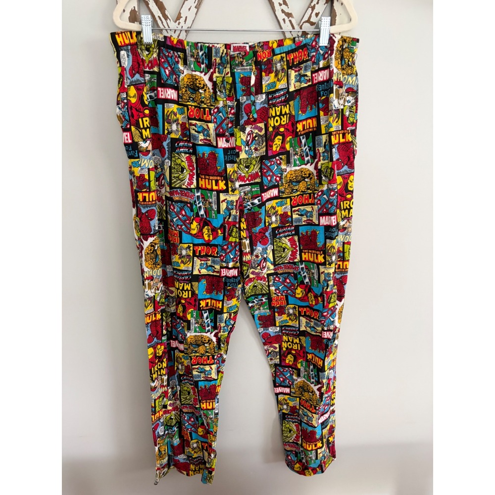 Marvel Comics Super Heroes Lounge Pants Size XL Cotton